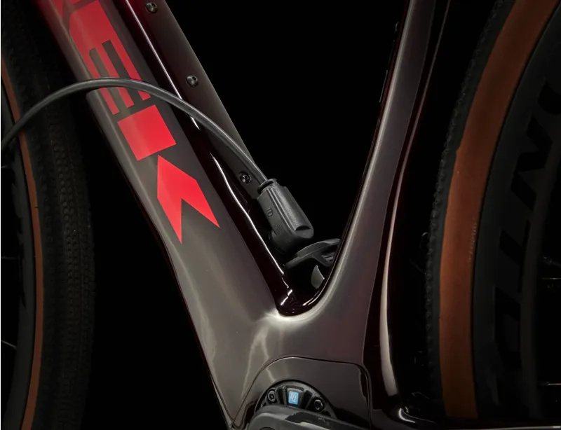 Trek Domane+ SLR 7 AXS Electric Carbon Road Bike 2025 in Red Smoke-10